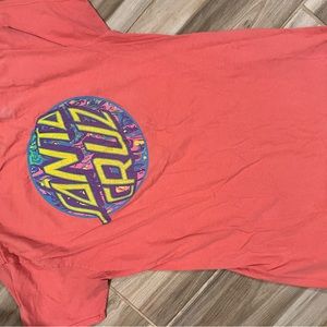 Pink Santa Cruz t shirt